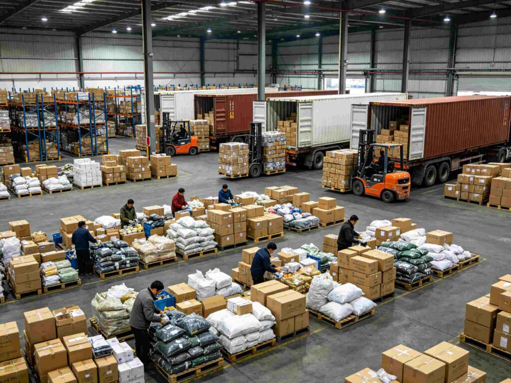 YIHUANHUI centralized Yiwu warehouse consolidating