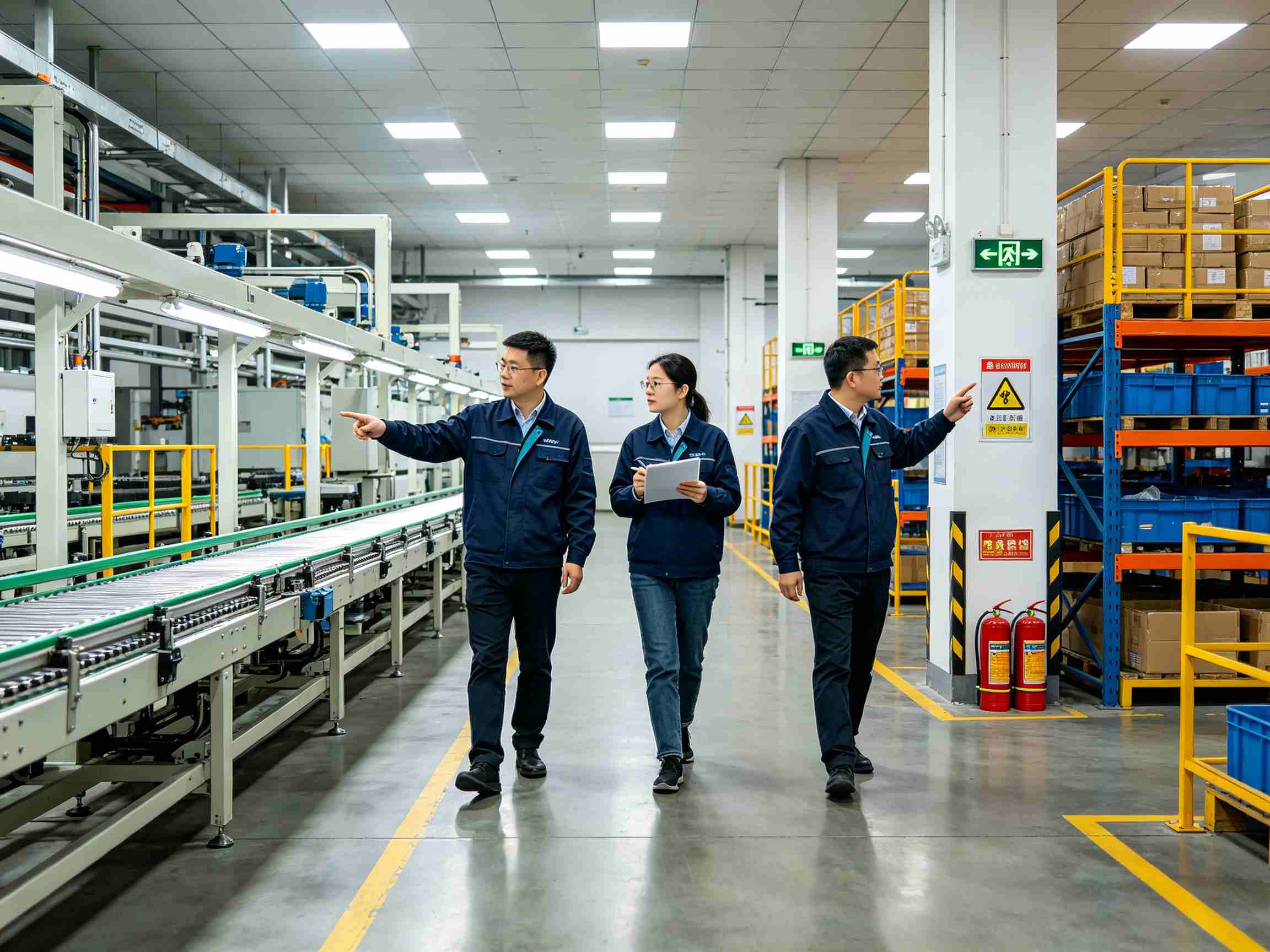 YIHUANHUI professional audit team conducting on-site factory capability and quality system inspection
